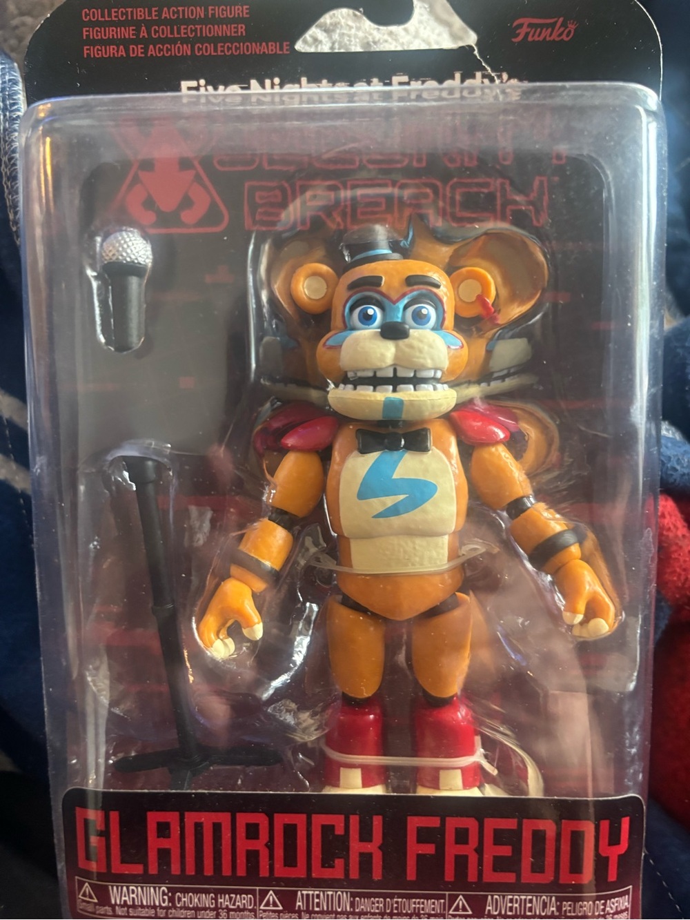 Funko Glamrock Freddy Orange, Red, Blue Collectible Figure